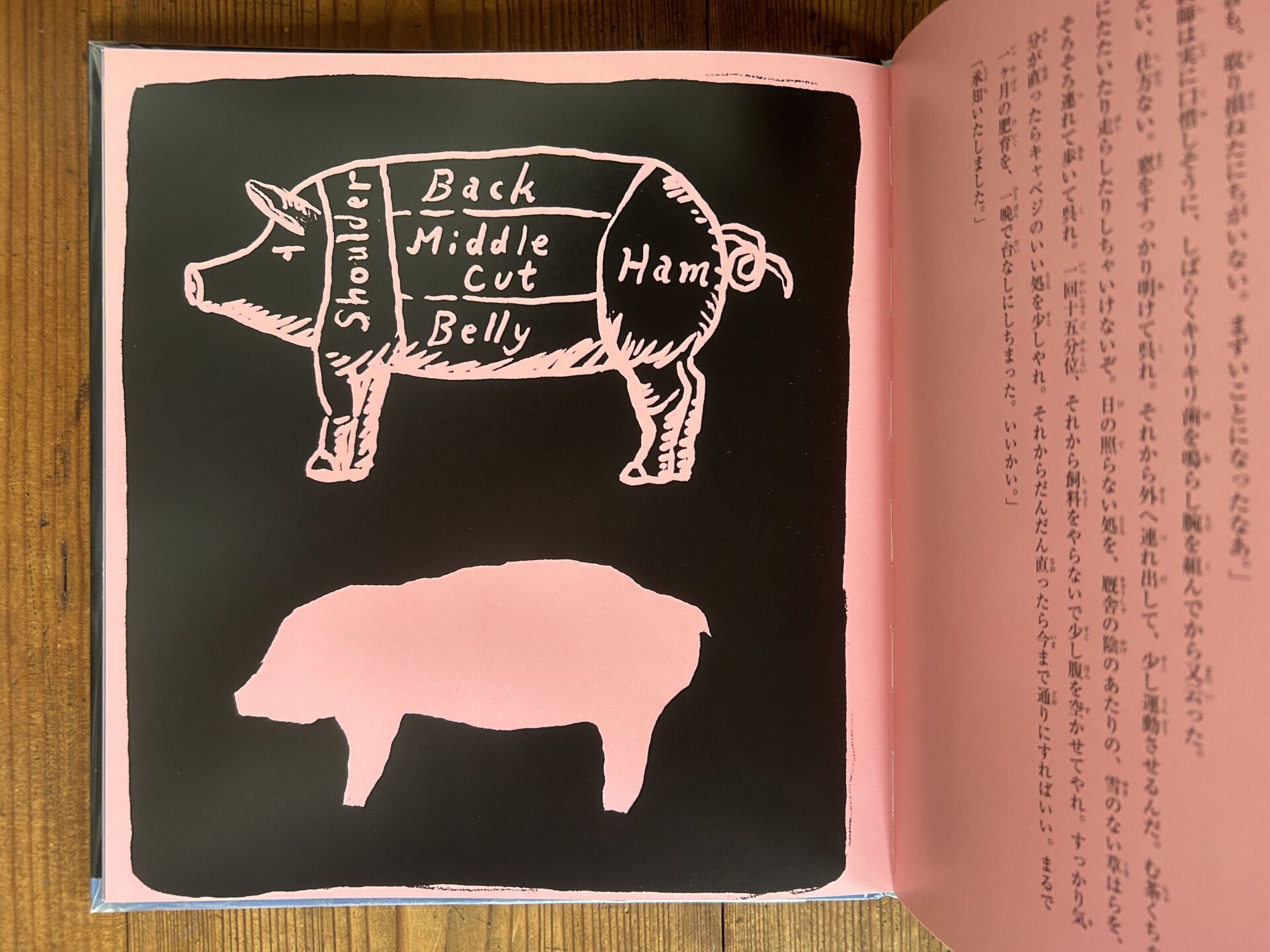 フランドン農学校の豚　挿絵